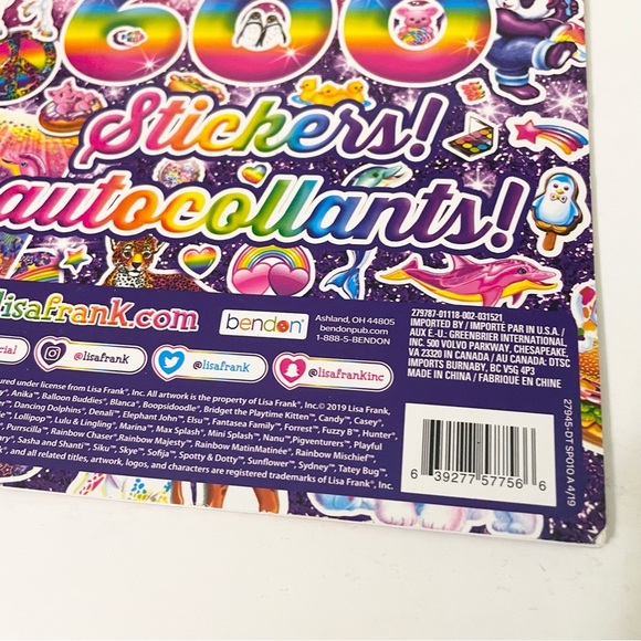 Lisa Frank Over 600 Stickers - Picture 9 of 16